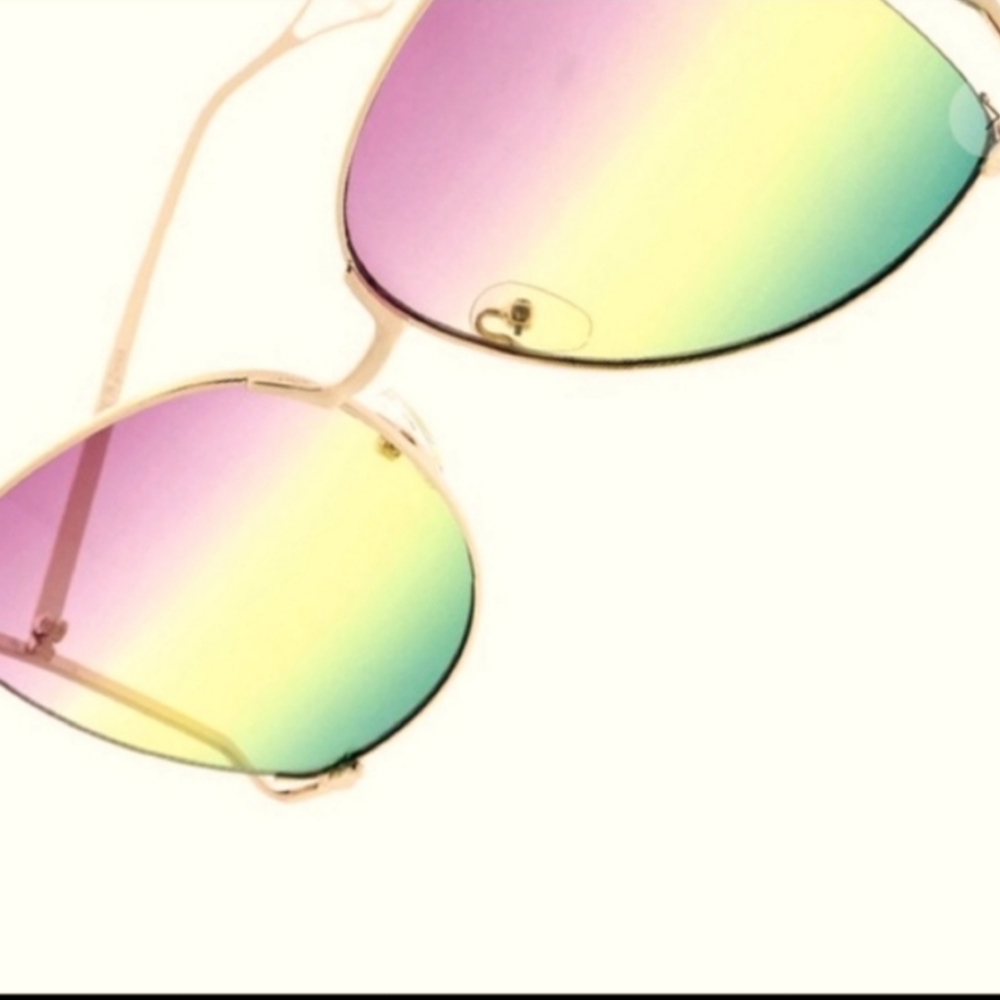 Sunglasses Pearl Blue, Yellow, Green Clear